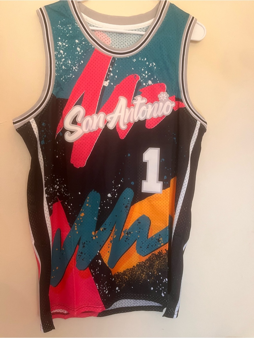 emrboidered wemby jersey wembanyama san antonio basketball